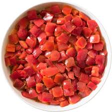 Morron Rojo en cubos congelados x 750 grs