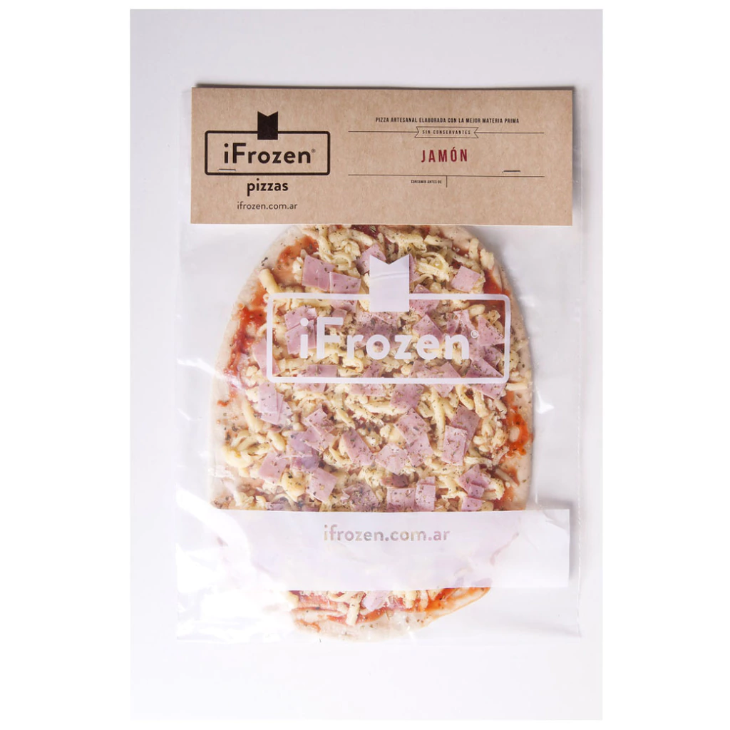 Pizza de Jamon A LA PIEDRA Ifrozen 500 grs.