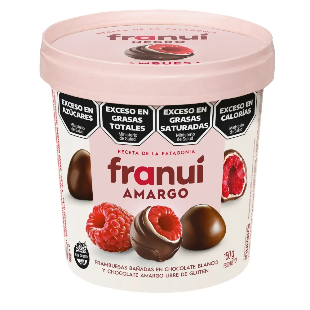 Franui Chocolate Amargo SIN TACC
