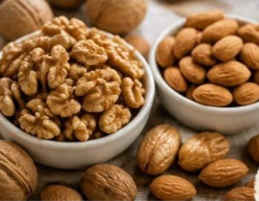 nueces 500 grs. + almendras 500 grs