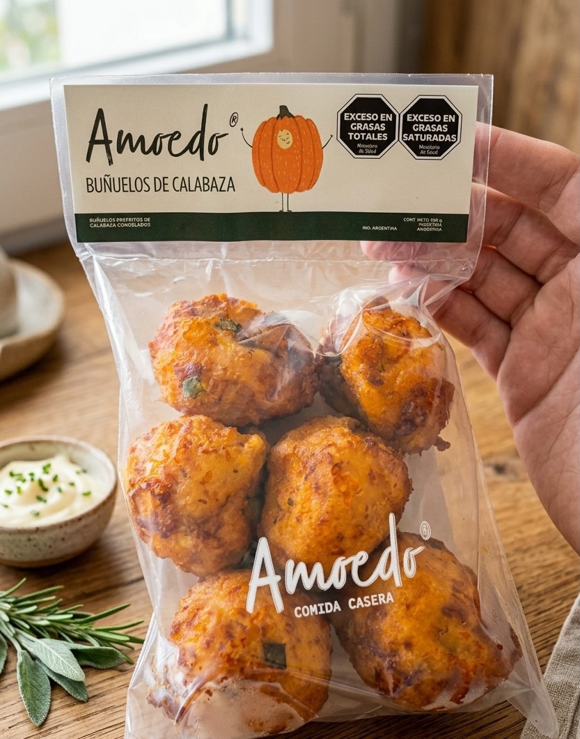 Buñuelos de calabaza  6 unid. Amoedo