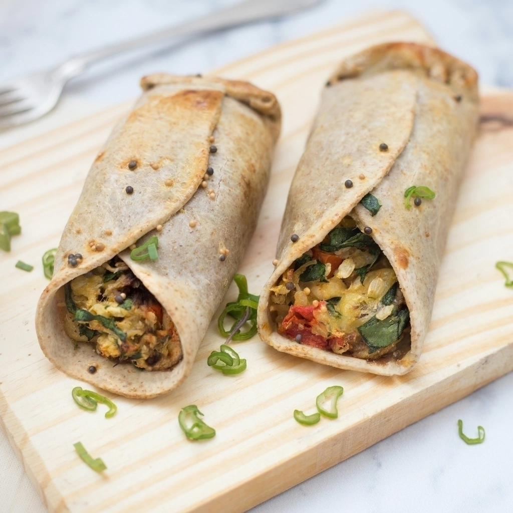 Burritos Integrales Yamani, Pollo & Cherrys confitados - Pack x 2