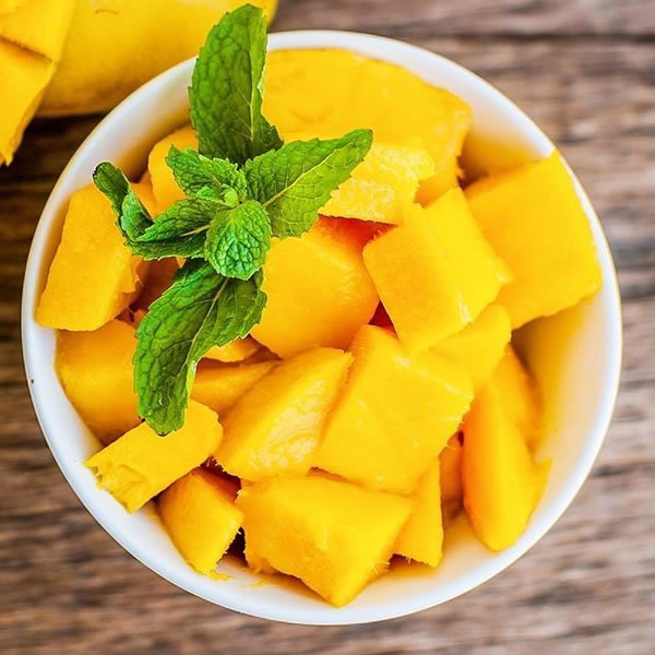 mango en cubos x 750 grs