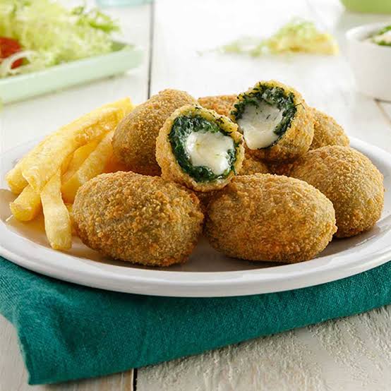 Mini croquetas espinaca y queso x 300 grs.
