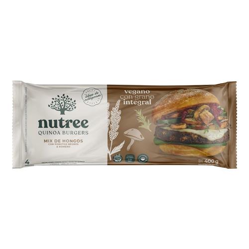 Medallones De Quinoa Mix De Hongos Nutree 400g x 4 unid.