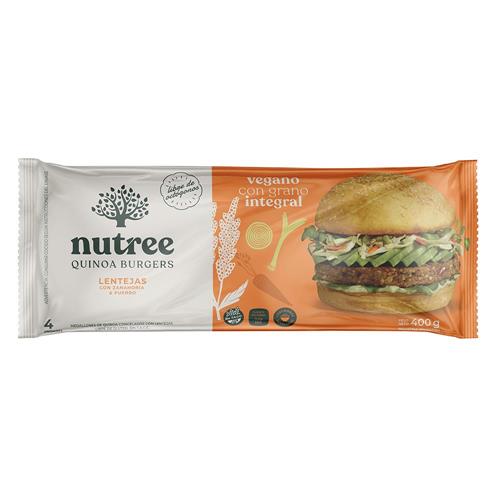 Medallones De Quinoa Y Lenteja Nutree 400g x 4 unid