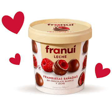 Franui Chocolate con leche SIN TACC  3 Potes